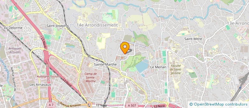 localisation de l'entreprise MENS SANA à MARSEILLE