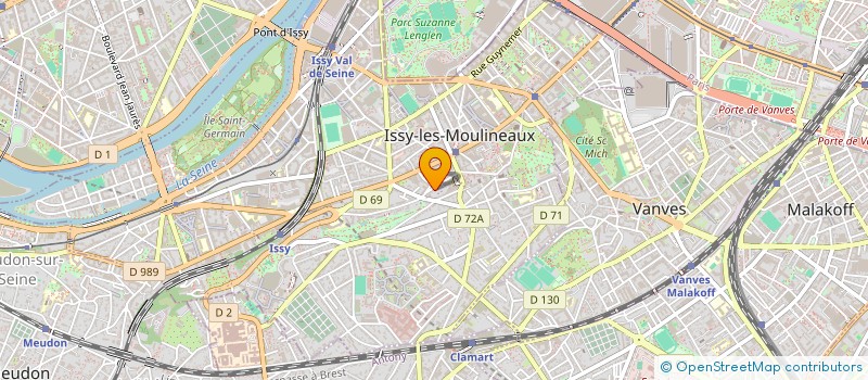 localisation de l'entreprise MENS SANA IN CORPORE SANO à ISSY LES MOULINEAUX