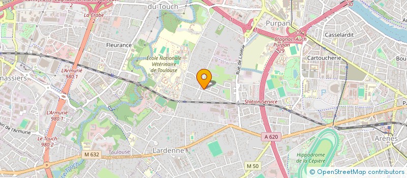 localisation de l'entreprise MENSA MIDI-PYRENEES à TOULOUSE