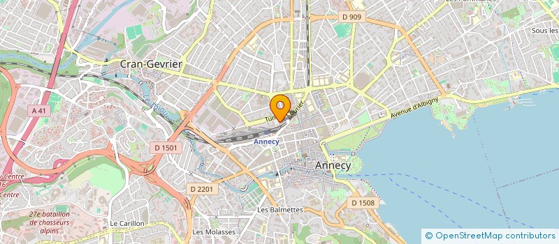 localisation de l'entreprise MENSANA CLUB  ANNECY