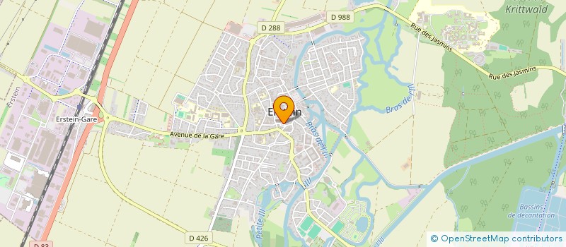 localisation de l'entreprise MENSE CURIALE DE LA COMMUNAUTE DE PAROISSES DU PAYS D'ERSTEIN  ERSTEIN