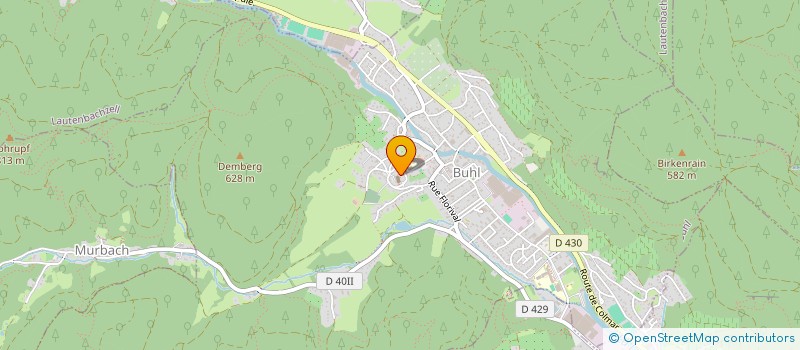 localisation de l'entreprise MENSE CURIALE DE LA COMMUNAUTE DE PAROISSES HAUT FLORIVAL  BUHL