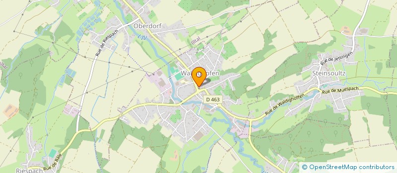 localisation de l'entreprise MENSE CURIALE DE LA COMMUNAUTE DE PAROISSES ILL ET GERSBACH  WALDIGHOFEN