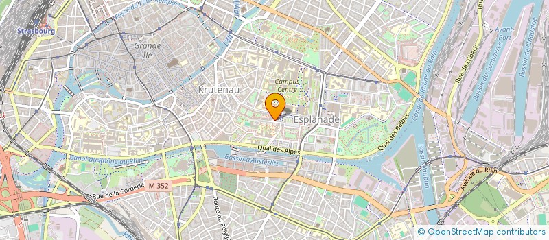 localisation de l'entreprise MENSE CURIALE DE LA COMMUNAUTE DE PAROISSES L'ESPLANADE à STRASBOURG
