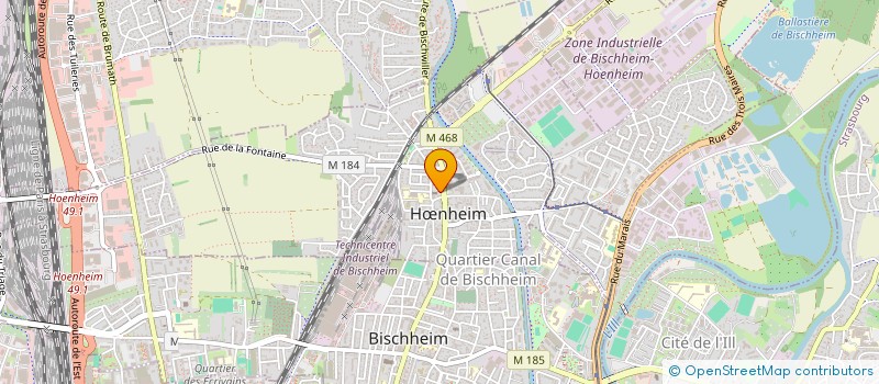 localisation de l'entreprise MENSE CURIALE DE LA COMMUNAUTE DE PAROISSES PONTS DE L'ALLIANCE  HNHEIM