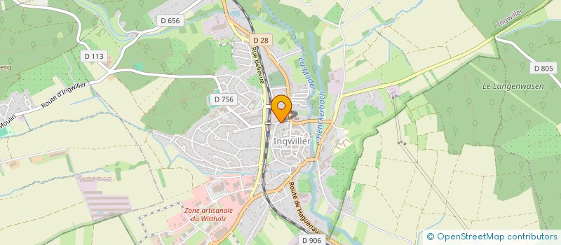 localisation de l'entreprise MENSE CURIALE DE LA COMMUNAUTE DE PAROISSES SOURCES DE LA MODER  INGWILLER