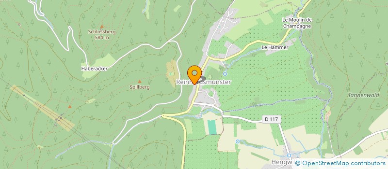 localisation de l'entreprise MENSE CURIALE DE LA COMMUNAUTE DE PAROISSES TERRES ET EAUX DE MARMOUTIER  DIMBSTHAL