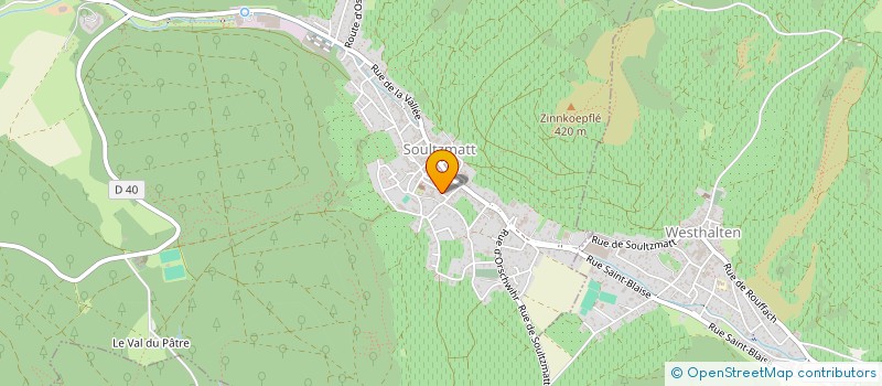 localisation de l'entreprise MENSE CURIALE DE LA COMMUNAUTE DE PAROISSES VALLEE NOBLE  SOULTZMATT