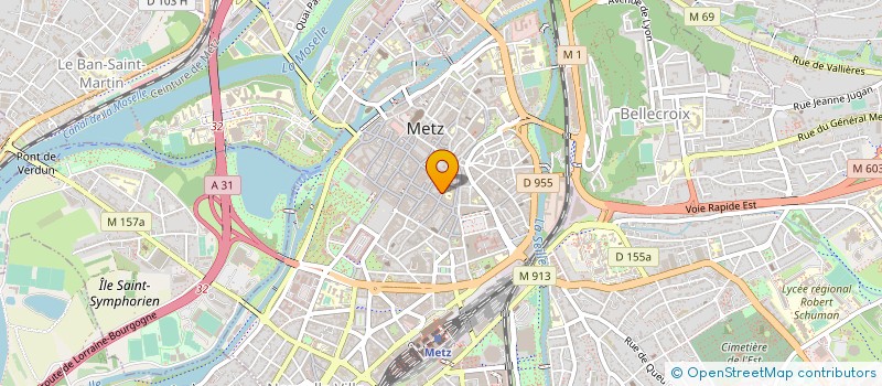 localisation de l'entreprise MENSE CURIALE NOTRE DAME METZ  METZ