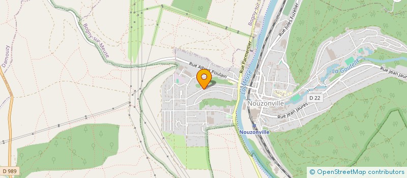 localisation de l'entreprise MENSER MAUROY  NOUZONVILLE