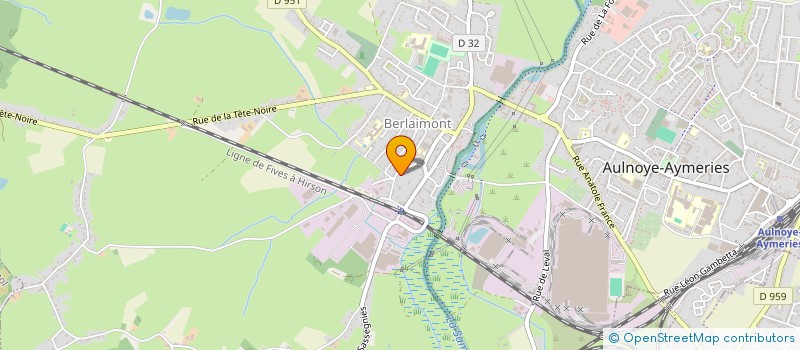 localisation de l'entreprise MENSI-GRASSART  BERLAIMONT