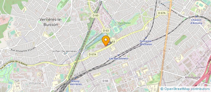 localisation de l'entreprise MENSTREET SECURITE PRIVEE à ANTONY