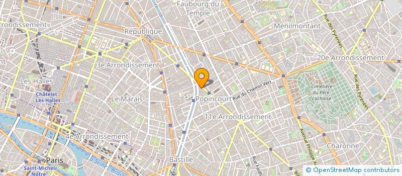 localisation de l'entreprise MENTAK PRODUCTION à PARIS