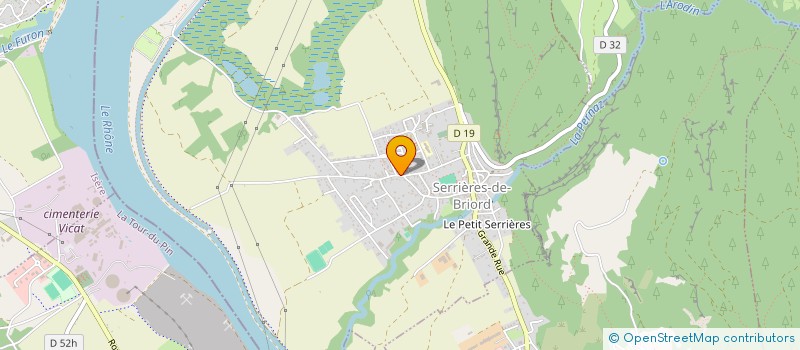 localisation de l'entreprise MENTAL EXPRESS  SERRIERES-DE-BRIORD