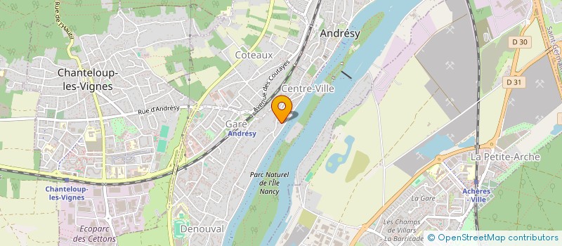 localisation de l'entreprise MENTAL FELICITY  ANDRESY