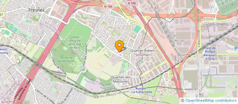 localisation de l'entreprise MENTAL UP PREPARATION MENTALE  RUNGIS