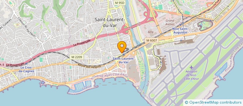 localisation de l'entreprise MENTAL WAVE  SAINT-LAURENT-DU-VAR