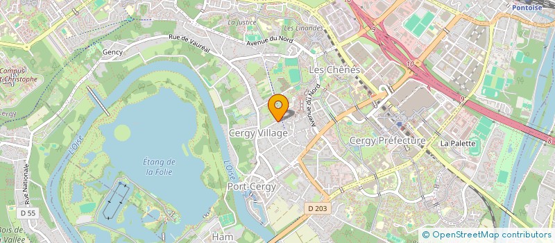 localisation de l'entreprise MENTALFUZE  CERGY