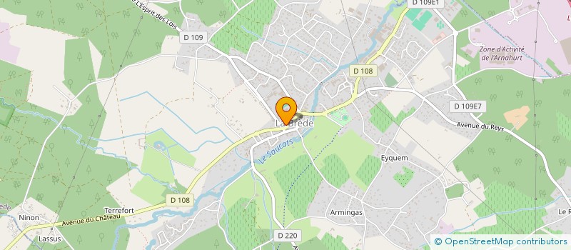 localisation de l'entreprise MENTALIA SERENITAS  LA BREDE