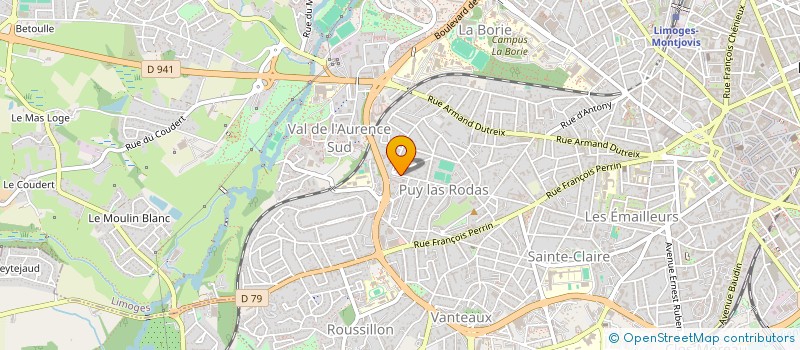 localisation de l'entreprise MENTALIM à LIMOGES