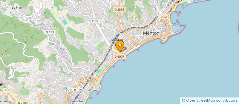 localisation de l'entreprise MENTGO à MENTON