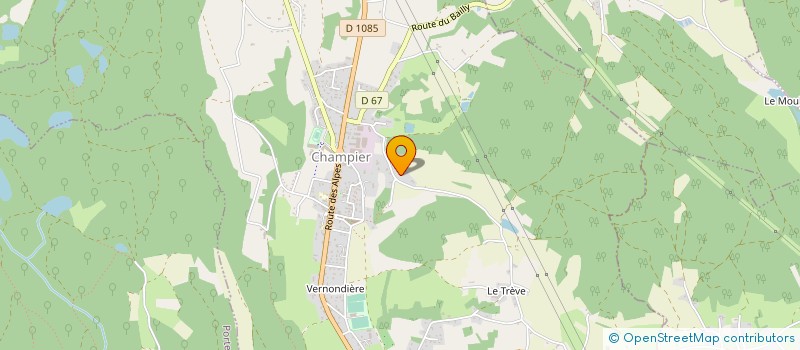 localisation de l'entreprise MENTH'INVEST  CHAMPIER