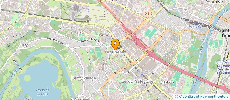 localisation de l'entreprise MENTHAE FRANCE SARL  CERGY