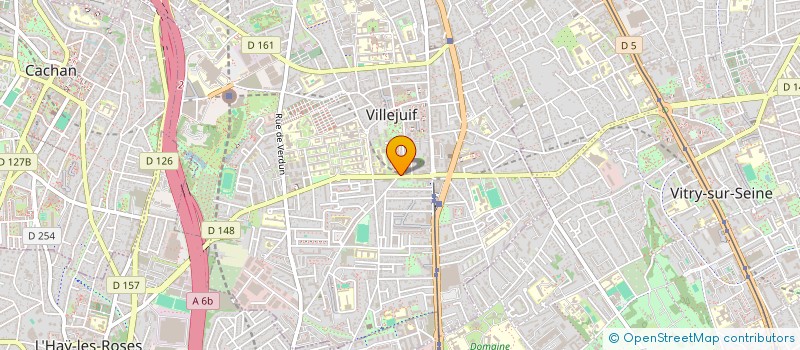 localisation de l'entreprise MENTHE&CRISTAUX à VILLEJUIF