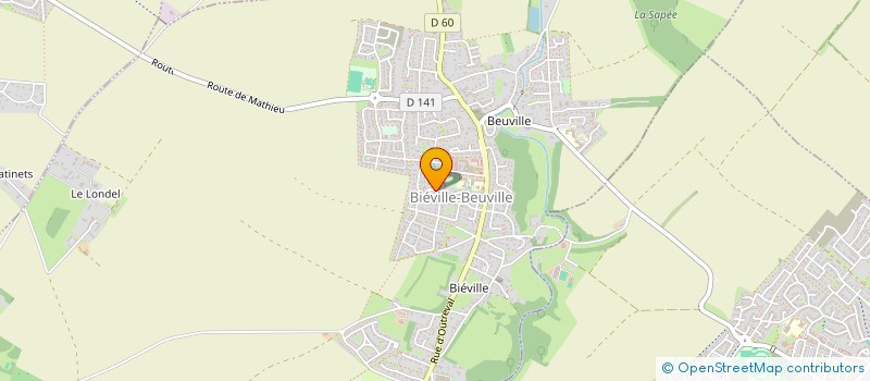 localisation de l'entreprise MENTHE-GRANDJEAN  BIEVILLE-BEUVILLE