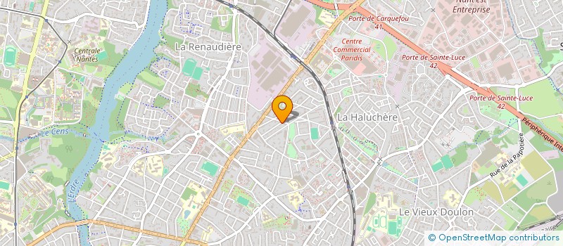 localisation de l'entreprise MENTHE POIVREE à NANTES