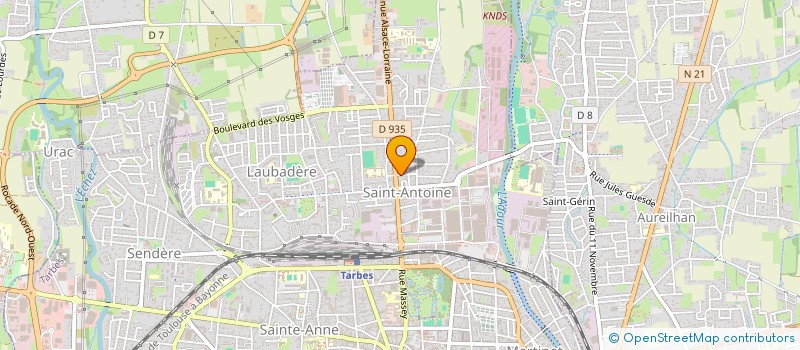 localisation de l'entreprise MENTHE&SAFRAN  TARBES