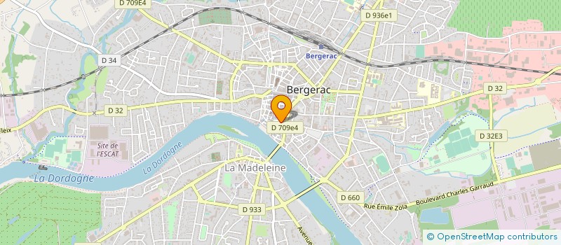 localisation de l'entreprise MENTHE & VERVEINE à BERGERAC
