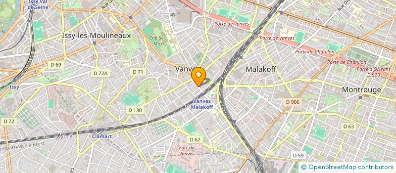 localisation de l'entreprise MENTHE & VIOLETTE  VANVES