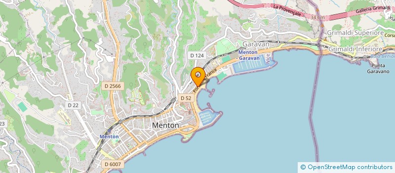 localisation de l'entreprise MENTON GESTION IMMOBILIERE à MENTON