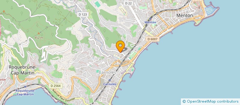 localisation de l'entreprise MENTON PALAZZIO à MENTON