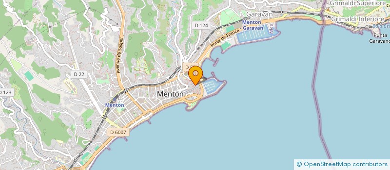localisation de l'entreprise MENTON SAVEURS à MENTON