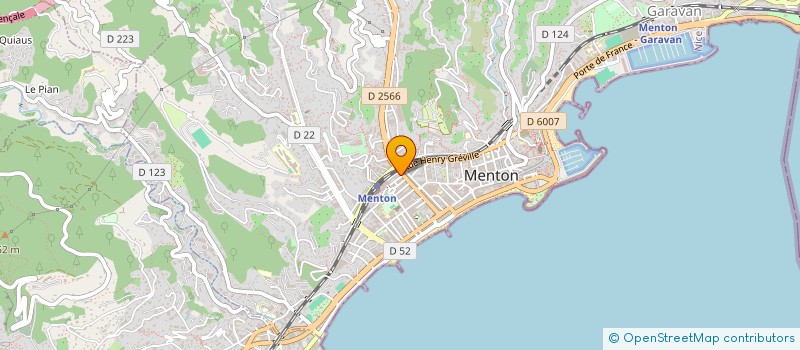 localisation de l'entreprise MENTONNAISE DE GESTION HOTELIERE à MENTON