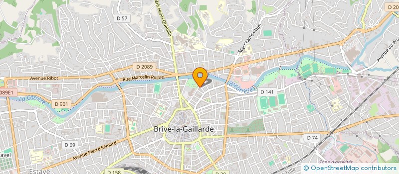 localisation de l'entreprise MENTOR PATRIMOINE  BRIVE-LA-GAILLARDE