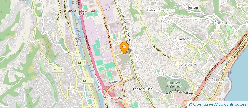 localisation de l'entreprise MENTOR SECURITE à NICE