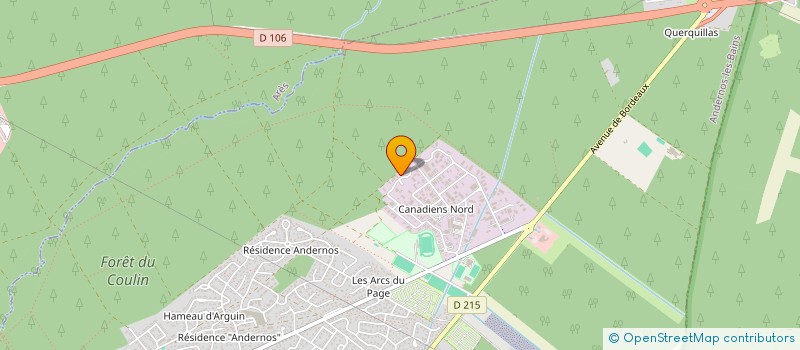 localisation de l'entreprise MENTORA  ANDERNOS-LES-BAINS