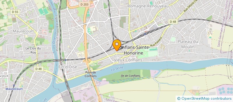 localisation de l'entreprise MENTOREM  CONFLANS-SAINTE-HONORINE