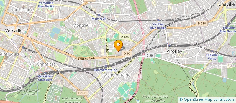 localisation de l'entreprise MENTORH à VERSAILLES