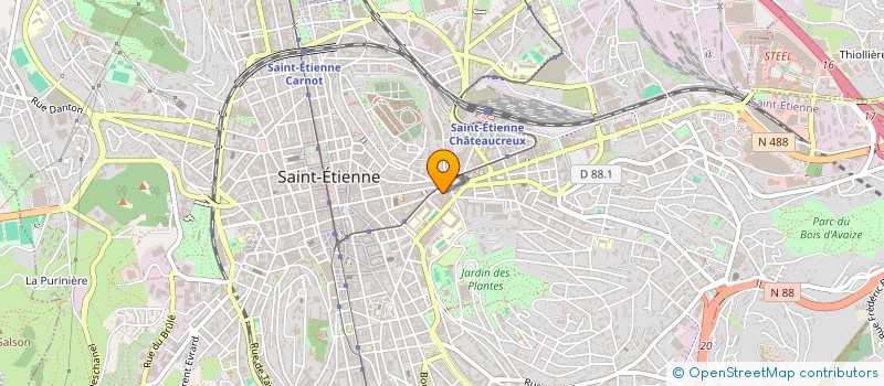 localisation de l'entreprise MENTORS  SAINT-ETIENNE