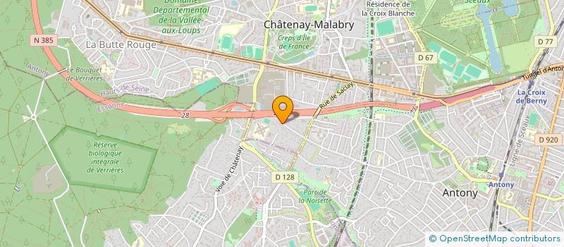 localisation de l'entreprise MENTOS  CHATENAY-MALABRY