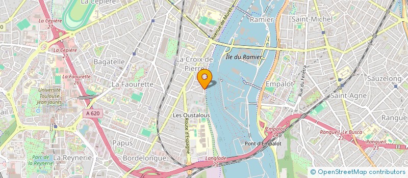 localisation de l'entreprise MENTOSTEO 2 à TOULOUSE