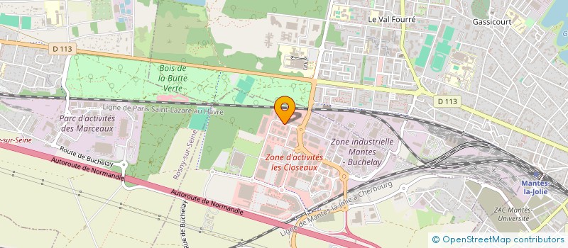 localisation de l'entreprise MENTRE FRERES à BUCHELAY