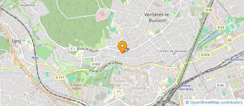 localisation de l'entreprise MENU DU BOIS à VERRIERES-LE-BUISSON