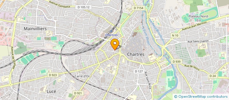 localisation de l'entreprise MENU FRETIN à CHARTRES