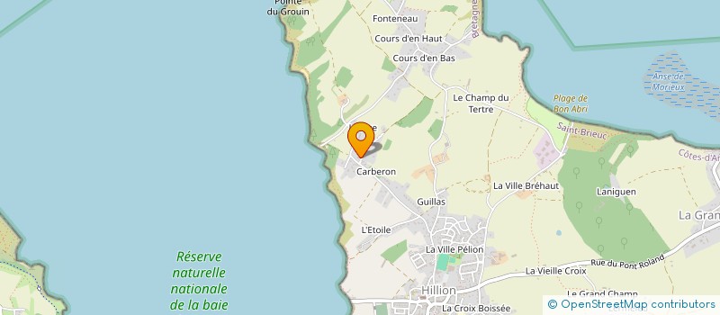 localisation de l'entreprise MENU INVEST  HILLION