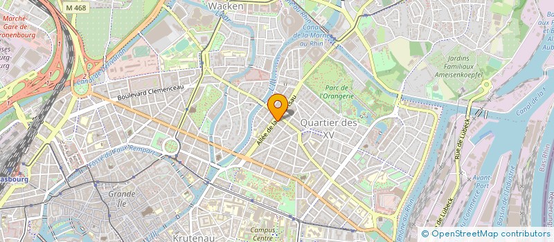 localisation de l'entreprise MENU MOBIL FRANCE à STRASBOURG